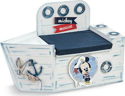 Παρίσης Wooden Baptism Vehicle Box with Mickey Theme 73x32x46cm