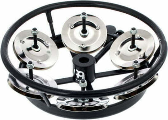 Meinl Professional Series Μαύρο Μεταλλικό Ντέφι Hi-Hat με Μονή Σειρά Ζίλιες