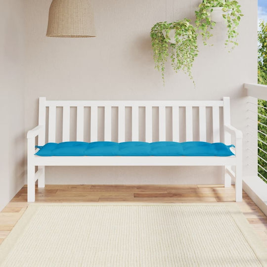 vidaXL Garden Bench Cushion Blue 50x180 cm