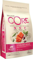 Wellness Core Sterilised Ocean Hrană Uscată pentru Pisici Adulte Sterilizate cu Somon 4kg