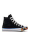 Converse Chuck Taylor All Star Hi Γυναικεία Μποτάκια Μαύρα