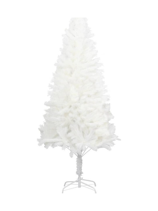 Christmas White Tree with Metallic Base H240cm