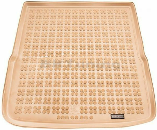 Rezaw Plast Kofferraummatten Wannenartig 1Stück aus Gummi für Porsche Cayenne 2010 Beige