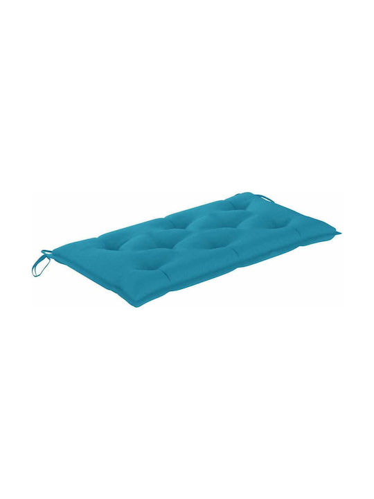 vidaXL Waterproof Garden Bench Cushion Blue 100x50cm.