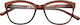 Zippo Women's Reading Glasses +2.00 in Brown color 31Z-PR79-200