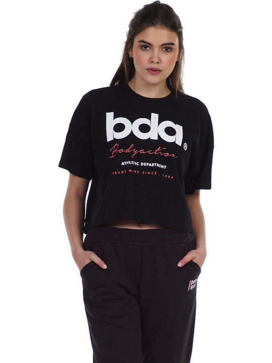 Body Action Γυναικείο Αθλητικό Crop Top Κοντομά...