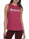 Body Action Damen Sportliches Bluse Ärmellos Rosa