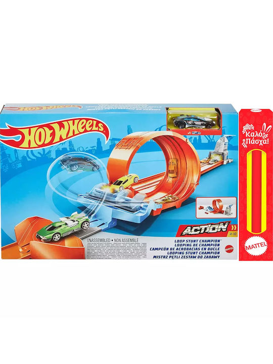 Παιχνιδολαμπάδα Πίστα Loop Stunt Champion για 4+ Ετών Hot Wheels