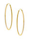 Prince Silvero Earrings Hoops made of Silver Gold Plated 9A-SC069-3