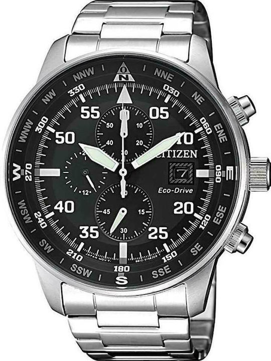 Citizen Ανδρικό Ρολόι 44mm Χρονογράφος Eco - Dr...