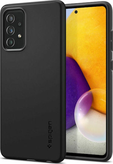 Spigen Thin Fit Back Cover Σιλικόνης 1.55mm Μαύρο (Galaxy A72)
