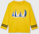 Mayoral Kids Blouse Long Sleeve Yellow