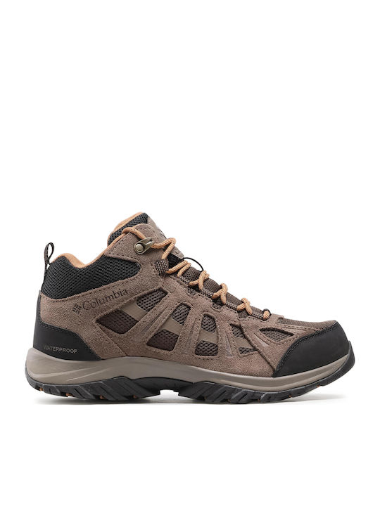 Columbia Redmond III Mid Ανδρικά Ορειβατικά Μποτάκια Αδιάβροχα Cordovan / Elk
