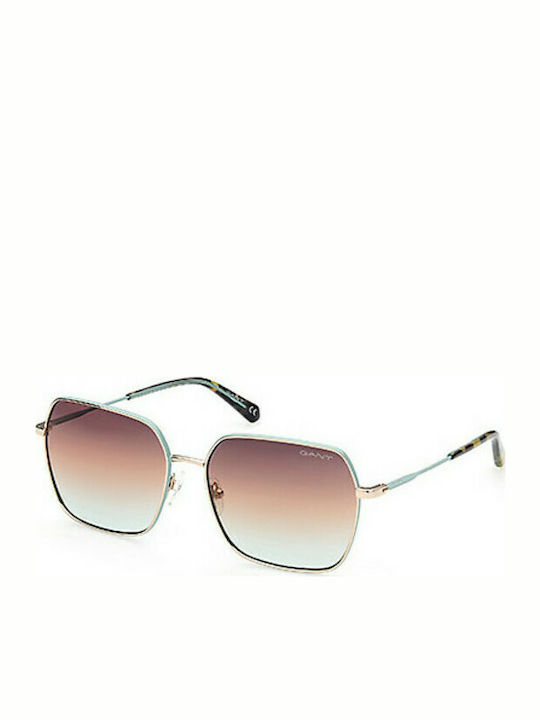 Gant Sonnenbrillen mit Türkis Rahmen und Gold V...
