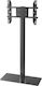 Hagor M Display Stand 180 Single Suport TV pardoseală până la 63" și 50kg Negru cu bază de podea Negru