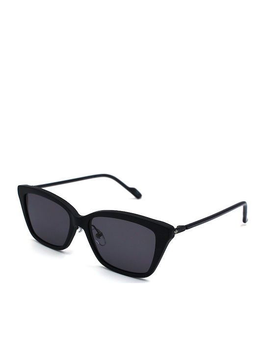 adidas Women's Sunglasses with Black Plastic Frame and Black Lens AOK008-009000