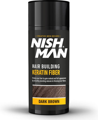 NISHMAN Ίνες Κάλυψης Αραίωσης Μαλλιών με Κερατίνη Hair Building 21gr