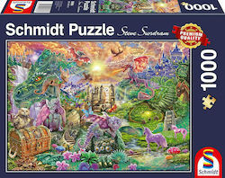 Enchanted Dragon Kingdom Puzzle 2D 1000 Bucăți