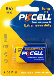 Pkcell Extra Heavy Duty Μπαταρία Zinc 9V 1τμχ