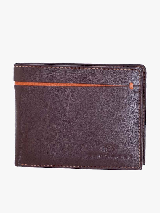 Leather Men's Wallet Classic Brown