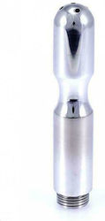 Rimba Bondage Play Intim Douche Анален душ Сребрист 11.4см
