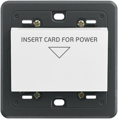 Vimar Recessed Power Key Card Switch no Frame Κάρτας White