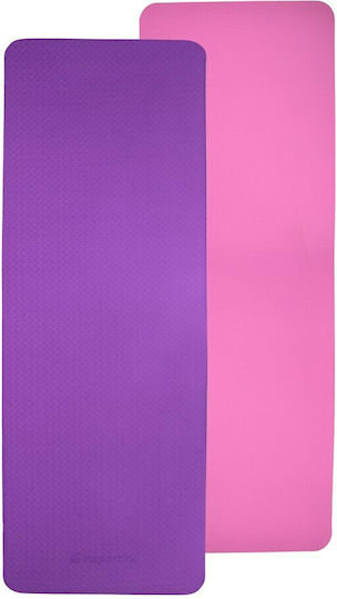 inSPORTline Doble Στρώμα Γυμναστικής Yoga Πολύχρωμο (173x61x0.6cm)