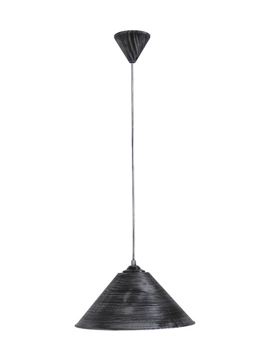 Heronia Conos Pendant Light Suspension for Socket E27 Black