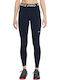 Dri-Fit Training Women's Cropped High Waist Firming Navy Blue Leggings