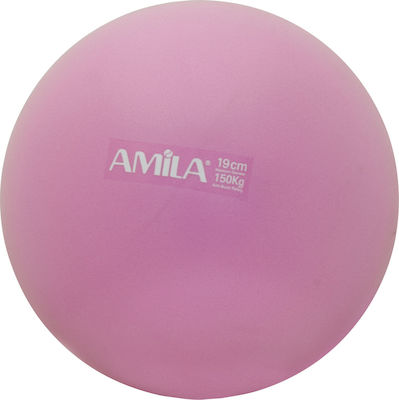 Amila Mini Μπάλα Pilates 19cm 0.1kg σε Ροζ Χρώμα