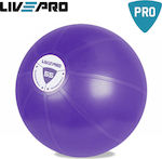 Live Pro Core Fit Pilates Ball 55cm 1kg Purple