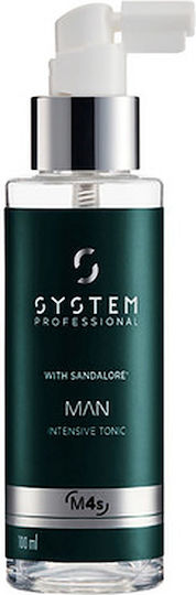 System Professional Man Intensive Tonic M4s Lotion Μαλλιών για Τόνωση 100ml