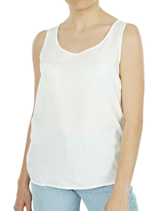 Only Women's Blouse Sleeveless Cloud Dancer