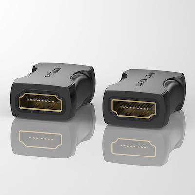 Vention Konverter HDMI weiblich zu HDMI weiblich Schwarz 1Stück (AIRB0)