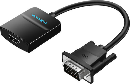 Vention Μετατροπέας VGA male σε 3.5mm / HDMI female 1τμχ ACNBB