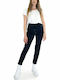 Only Women's Fabric Trousers in Regular Fit Navy Blue