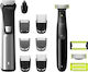 Philips Multigroom Series 9000 Satz Professionell Wiederaufladbare Kettenschnittmaschine Schwarz/Silber MG9720/90