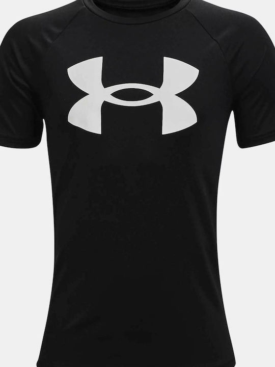 Kids' T-shirt Black Tech Big Logo Ss
