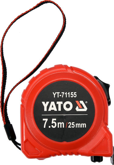 Yato Maßband mit automatischem Rücklauf 25mm x 7.5m