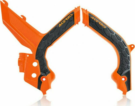 Acerbis X-Grip Motorcycle Frame Protectors KTM 125 EXC / 125 SX / 250 SX-F Orange