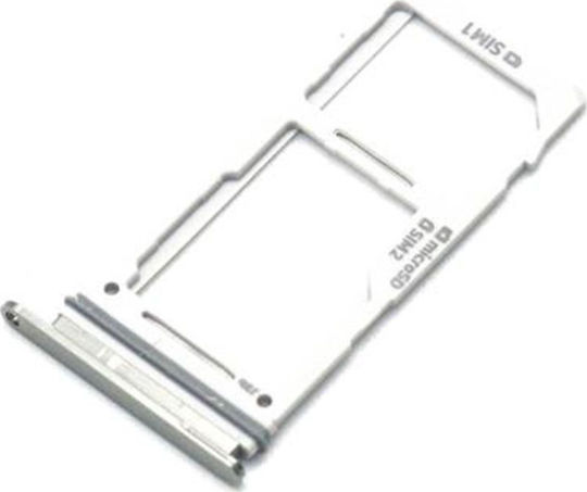 Samsung Sim & SD Card Holder Λευκό για Galaxy S10