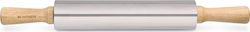 Navaris Stainless Steel Kitchen Rolling Pin 43.5cm 1pcs