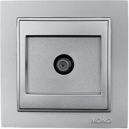 Mono Electric Контакт за телевизионна антена Въздушен в Сребрист цвят 505-002136137