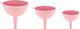 TnS Kitchen Funnel Made of Plastic Pink 3pcs