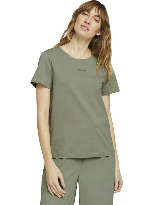 Tom Tailor Women's T-shirt Khaki