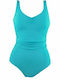 Rock Club BP1501 One-Piece Swimsuit Light Blue