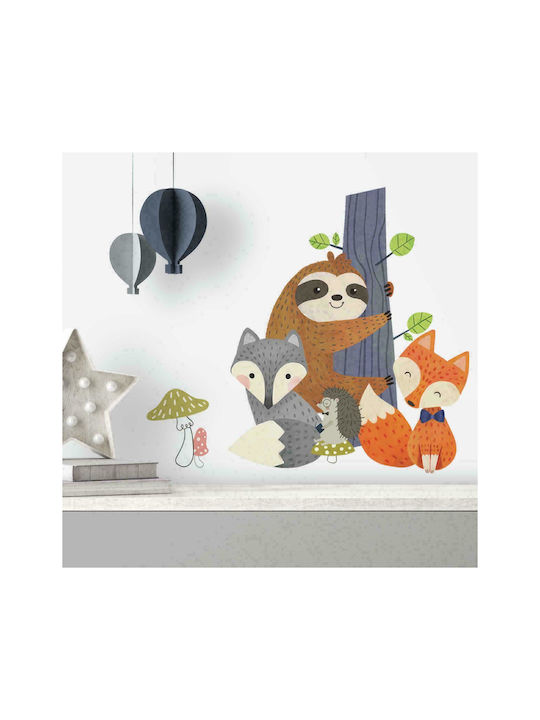 RoomMates Decor Autocolant Decorativ pentru Copii Perete Forest Friends