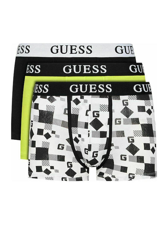 Guess Ανδρικά Μποξεράκια Πολύχρωμα 3Pack