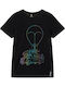 Kinder-T-Shirt Schwarz
