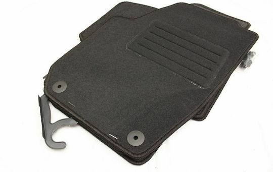 Petex Σετ Μπροστινά και Πίσω Πατάκια 4τμχ για Skoda Roomster 2006+ Μαύρα